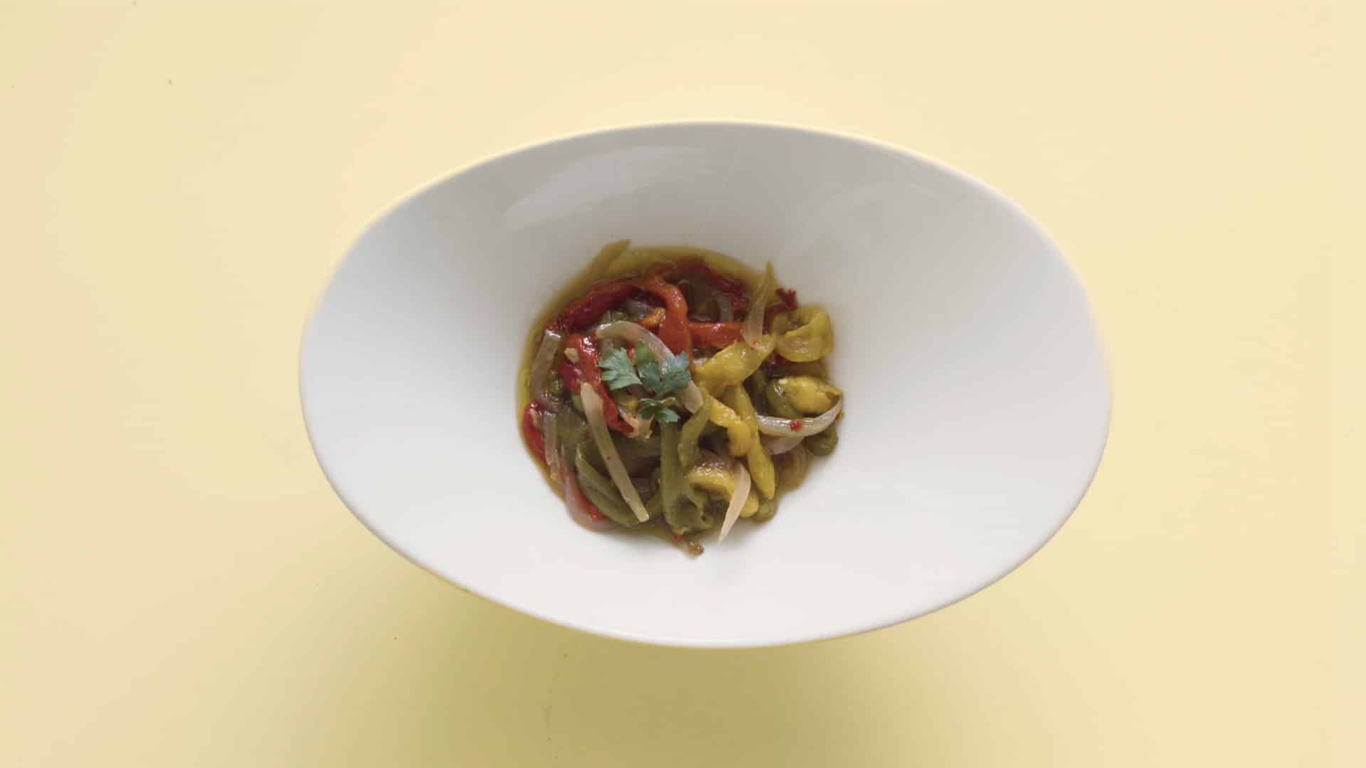 Ensalada de pimientos asados