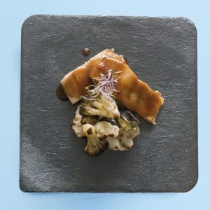 Salmón en salsa teriyaki